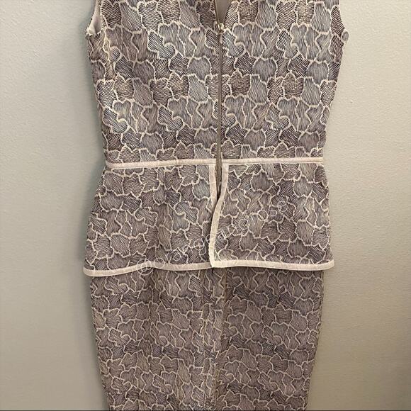 Lela Rose Gray Sheath Dress 4 - Picture 11 of 13